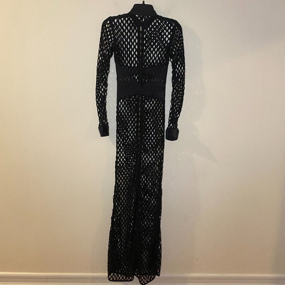Agent Provocateur Jasmyna Black Fishnet Dress AP2 Small - Picture 3 of 12